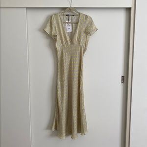 Zara silk-like maxi dress